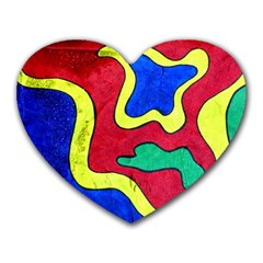 Abstract Mouse Pad (heart) by Siebenhuehner