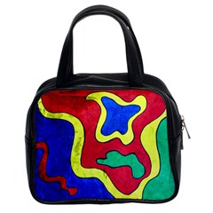 Abstract Classic Handbag (two Sides) by Siebenhuehner