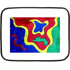 Abstract Mini Fleece Blanket (two Sided) by Siebenhuehner