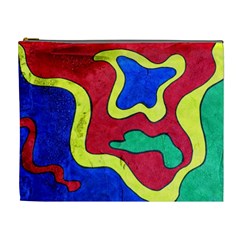 Abstract Cosmetic Bag (xl)