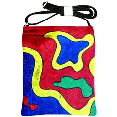 Abstract Shoulder Sling Bag by Siebenhuehner