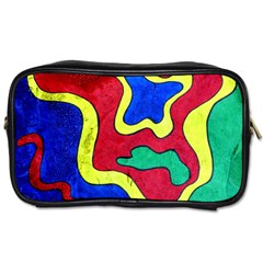 Abstract Travel Toiletry Bag (two Sides) by Siebenhuehner