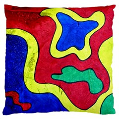 Abstract Large Cushion Case (two Sided)  by Siebenhuehner