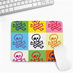 Skull Small Mouse Pad (rectangle) by Siebenhuehner