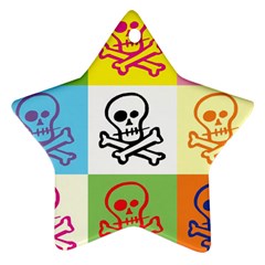 Skull Star Ornament by Siebenhuehner