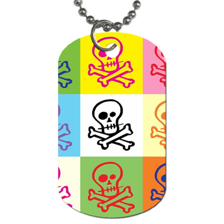 Skull Dog Tag (One Sided)