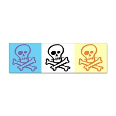 Skull Bumper Sticker 10 Pack