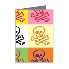 Skull Mini Greeting Card by Siebenhuehner