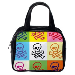 Skull Classic Handbag (one Side) by Siebenhuehner