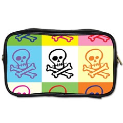 Skull Travel Toiletry Bag (one Side) by Siebenhuehner