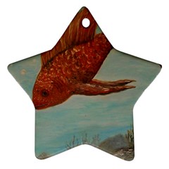 Gold Fish Star Ornament