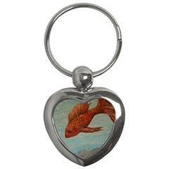 Gold Fish Key Chain (heart)