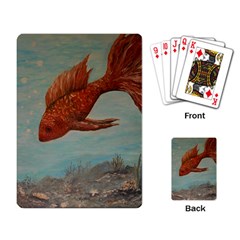 Gold Fish Playing Cards Single Design