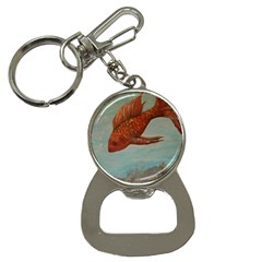 Gold Fish Bottle Opener Key Chain by rokinronda