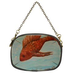 Gold Fish Chain Purse (two Sided) 