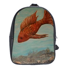 Gold Fish School Bag (xl)