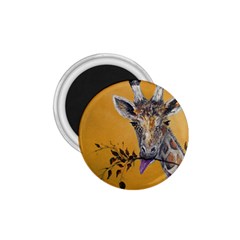 Giraffe Treat 1 75  Button Magnet by rokinronda