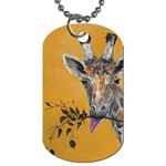 Giraffe Treat Dog Tag (Two-sided)  Front