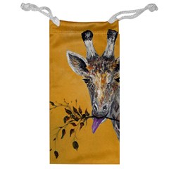 Giraffe Treat Jewelry Bag by rokinronda