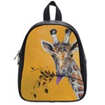 Giraffe Treat School Bag (Small) Front