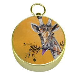 Giraffe Treat Gold Compass