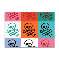 Skull A4 Sticker 10 Pack by Siebenhuehner