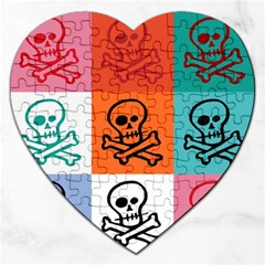 Skull Jigsaw Puzzle (heart)