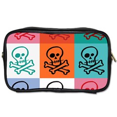 Skull Travel Toiletry Bag (two Sides) by Siebenhuehner