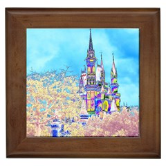 Castle For A Princess Framed Ceramic Tile