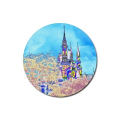 Castle For A Princess Drink Coasters 4 Pack (round) by rokinronda