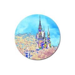 Castle For A Princess Magnet 3  (round) by rokinronda