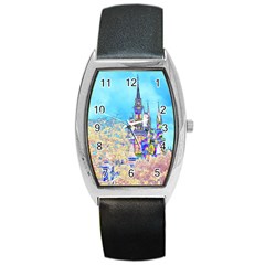 Castle For A Princess Tonneau Leather Watch by rokinronda