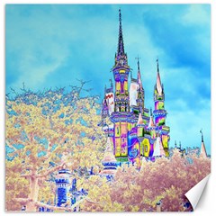 Castle For A Princess Canvas 12  X 12  (unframed) by rokinronda