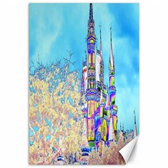 Castle For A Princess Canvas 12  X 18  (unframed)