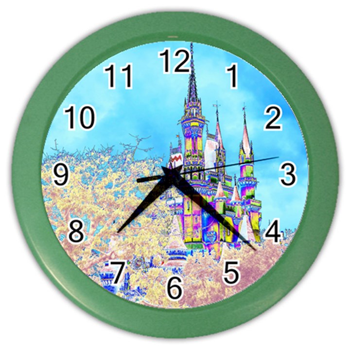 Castle for a Princess Wall Clock (Color)