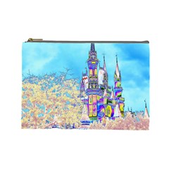 Castle For A Princess Cosmetic Bag (large) by rokinronda