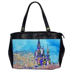 Castle For A Princess Oversize Office Handbag (one Side) by rokinronda