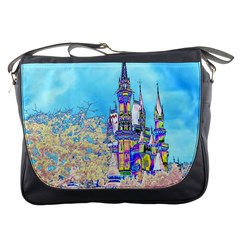 Castle For A Princess Messenger Bag by rokinronda