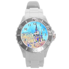 Castle For A Princess Plastic Sport Watch (large) by rokinronda