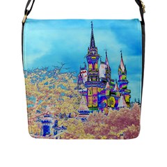 Castle For A Princess Flap Closure Messenger Bag (large) by rokinronda