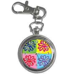 Flower Key Chain Watch by Siebenhuehner