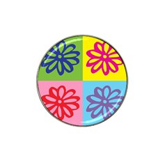 Flower Golf Ball Marker 10 Pack (for Hat Clip) by Siebenhuehner