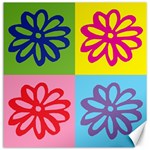 Flower Canvas 16  x 16  (Unframed) 15.2 x15.41  Canvas - 1