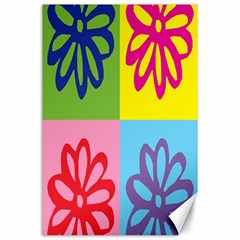 Flower Canvas 24  X 36  (unframed) by Siebenhuehner