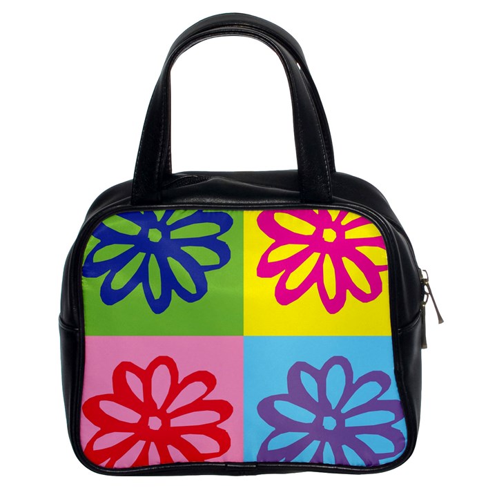 Flower Classic Handbag (Two Sides)