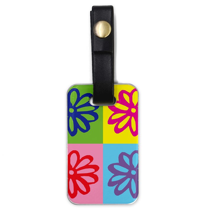 Flower Luggage Tag (One Side)