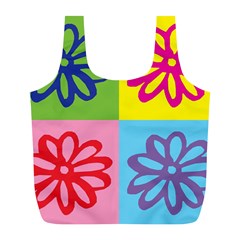 Flower Reusable Bag (l) by Siebenhuehner