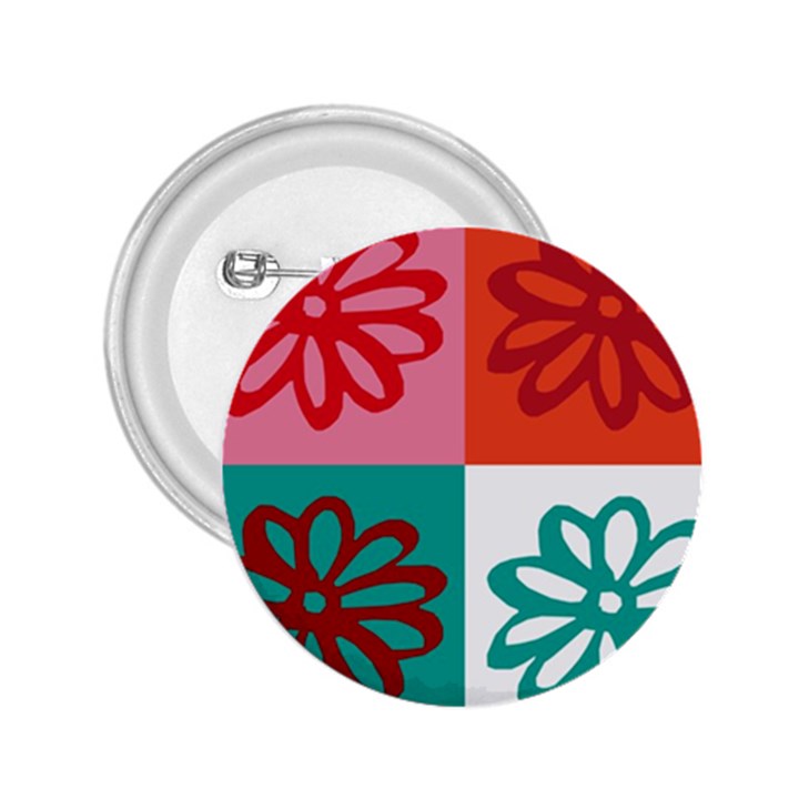 Flower 2.25  Button