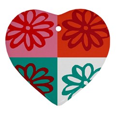 Flower Heart Ornament