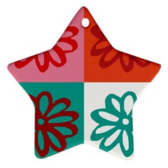 Flower Star Ornament by Siebenhuehner